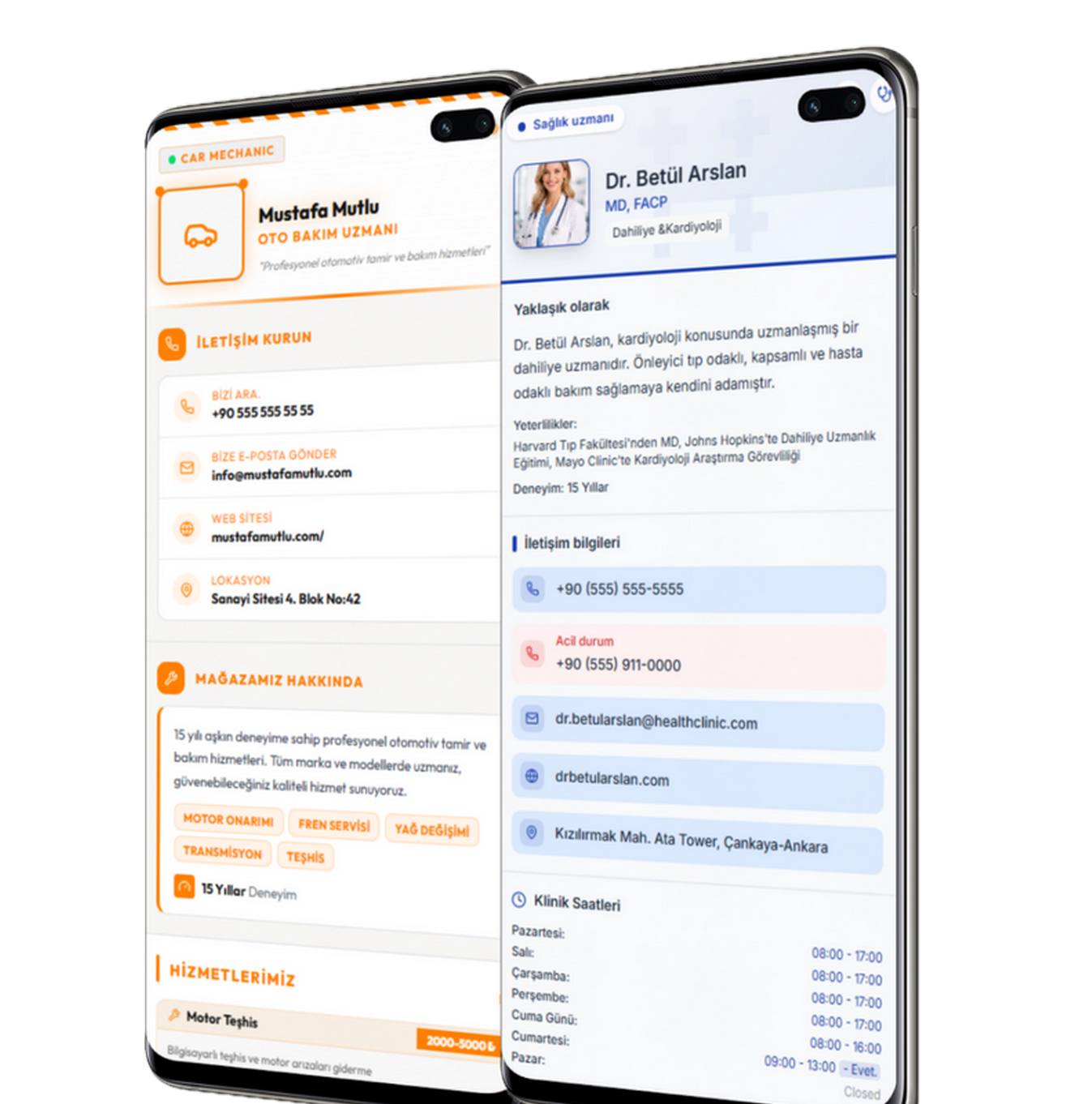 Dijital Kartvizit (Vcard)